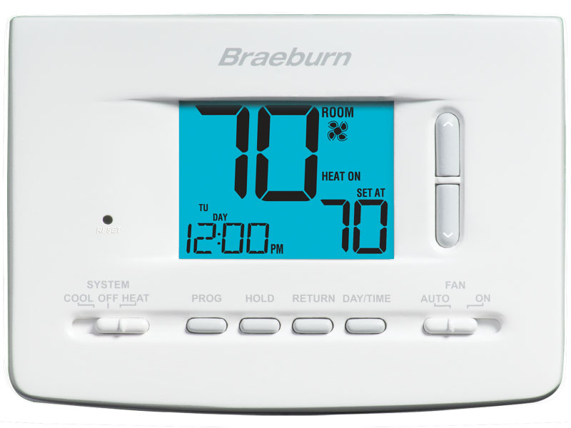 1H/1C Braeburn 5-2 Day Prog Thermostat - Mobile Home